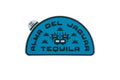 ADJ 2x1.75" Blue Semi Circle Sticker