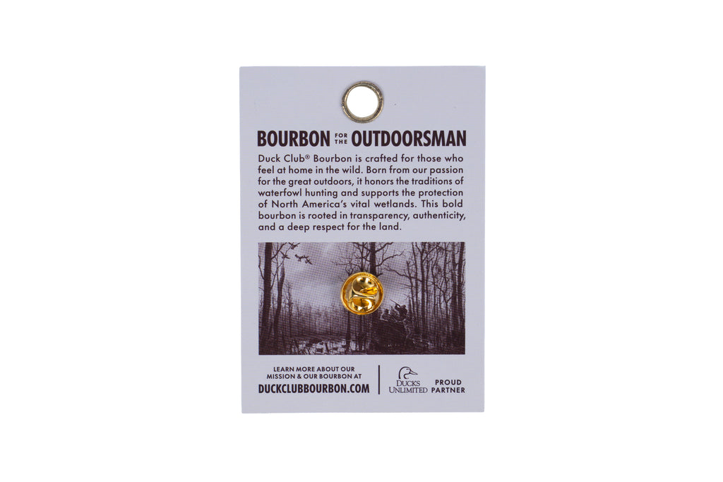 Pin - Brass Shell on Backer Card